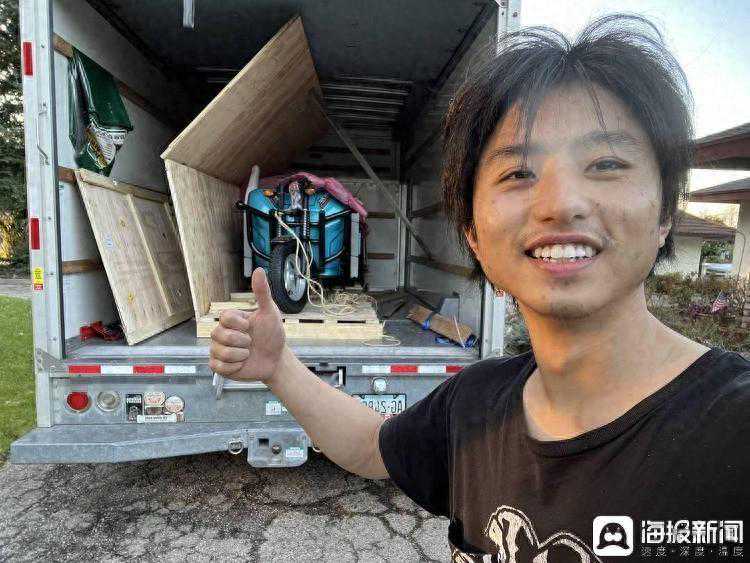 人间丨从倒数差生到出国读研，25岁贵州小伙在美国卖“三蹦子”走红